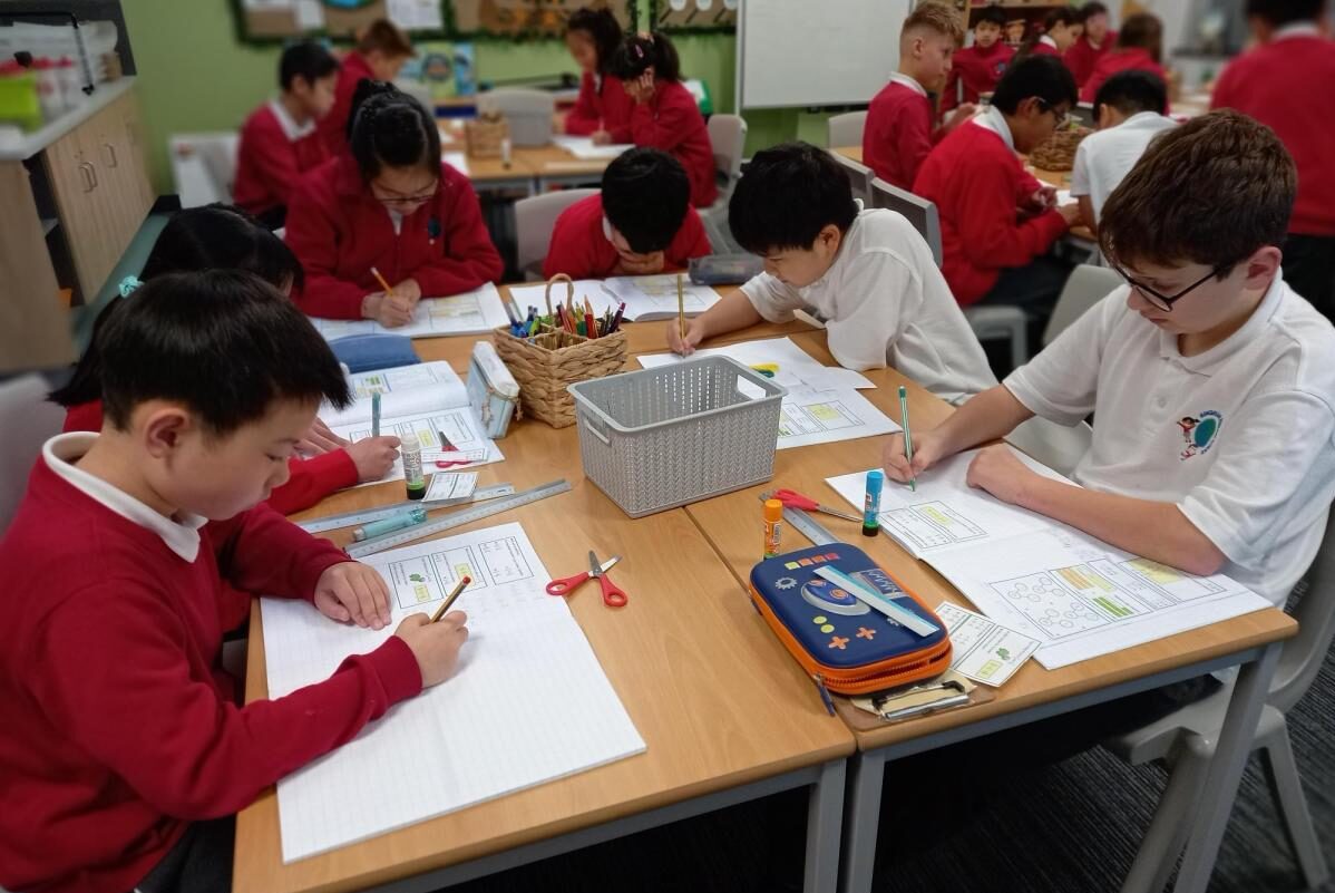 pupils working during a History lesson